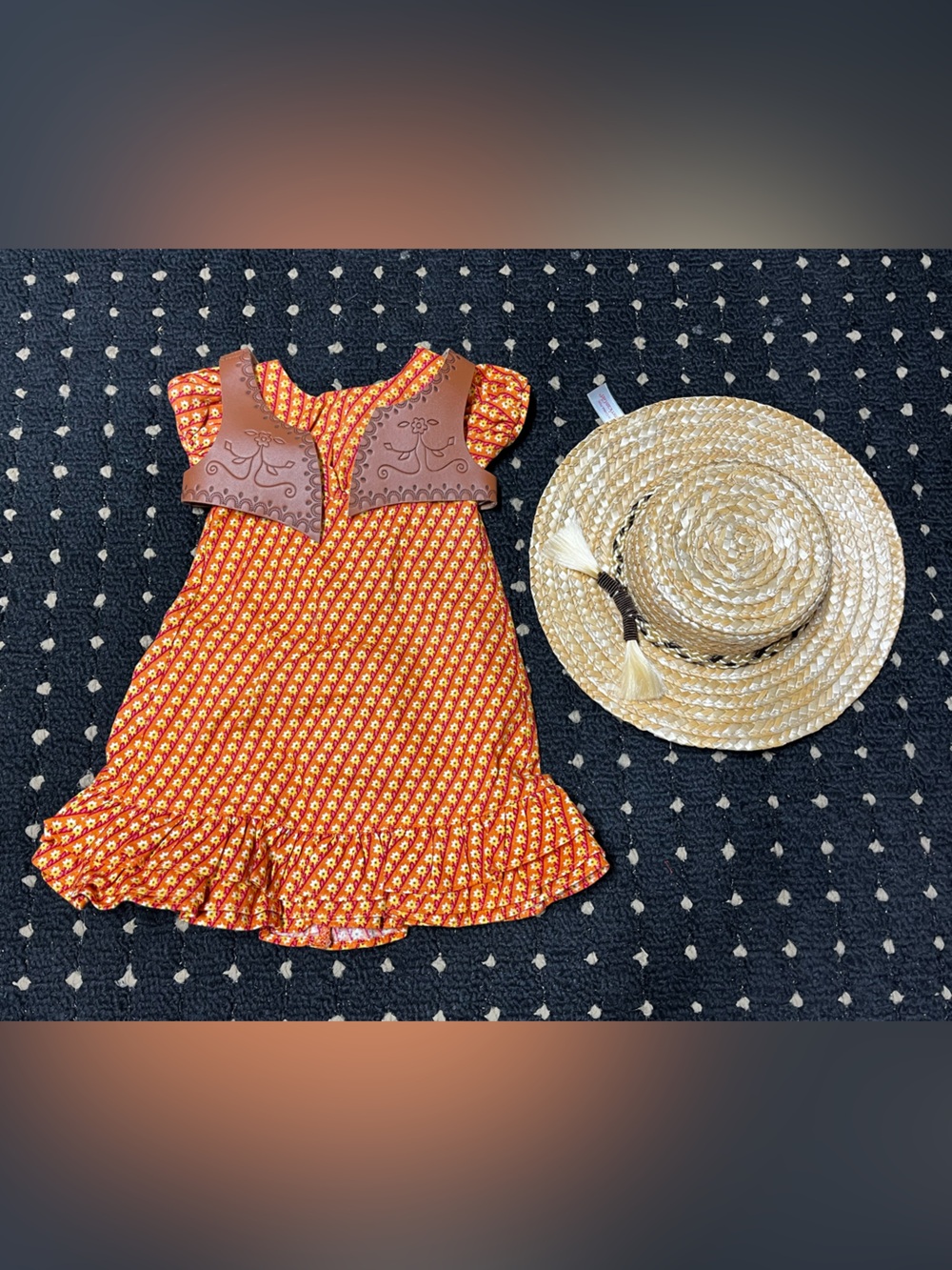 American Girl Josefina’s Summer Riding Dress and Hat - Doll Outfit